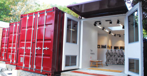 Storage Container Art Gallery with A.B. Richards