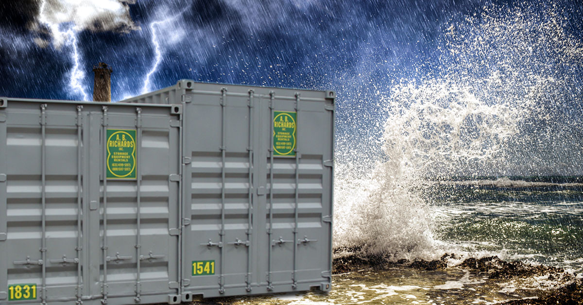 Are Storage Containers Weatherproof?