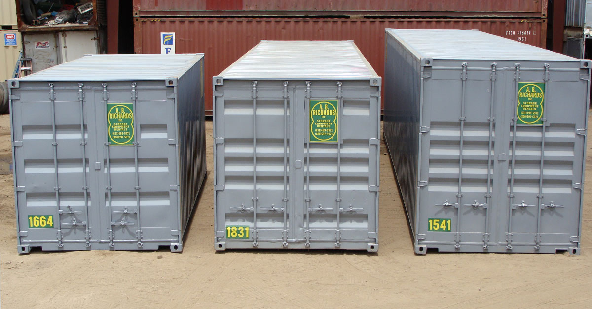 Construction Storage Containers For Rent | A.B. Richards