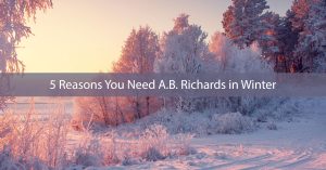 5 Reasons You Need A.B. Richards in Winter