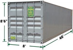 40ft shipping container in Commack, New York