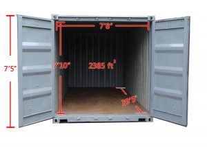 Rent 40ft shipping container in Commack, New York